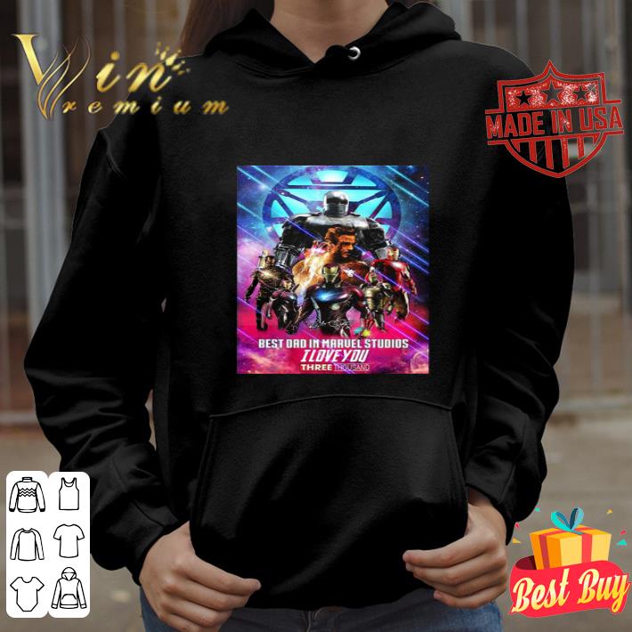 Best Dad In Marvel Studios I Love Three Thousand Signature Poster shirt