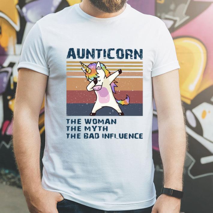 Vintage Unicorn Dabbing Aunticorn The Woman The Myth The Bad Influence shirt 8 Vintage Unicorn Dabbing Aunticorn The Woman The Myth The Bad Influence shirt