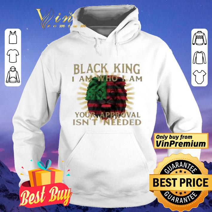 Lion Black King I Am Who I Am Your Approval Isn’t Needed American Flag Independence Day shirt fd87b6bd lion black king i am who i am your approval isn t needed american flag independence day shirt 4 - Lion Black King I Am Who I Am Your Approval Isn’t Needed American Flag Independence Day shirt