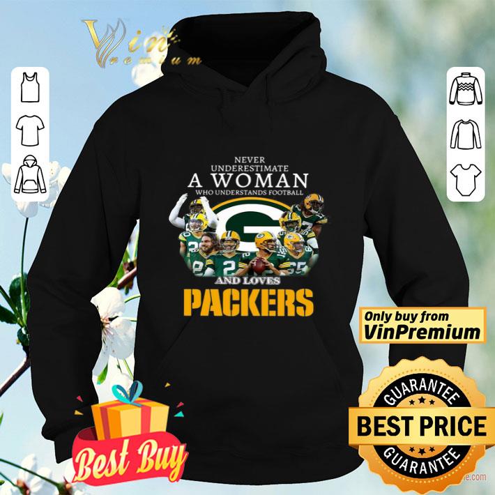 043bdaeb never underestimate a woman who understands baseball and loves packers shirt 4 - Never Underestimate A Woman Who Understands Baseball And Loves Packers shirt