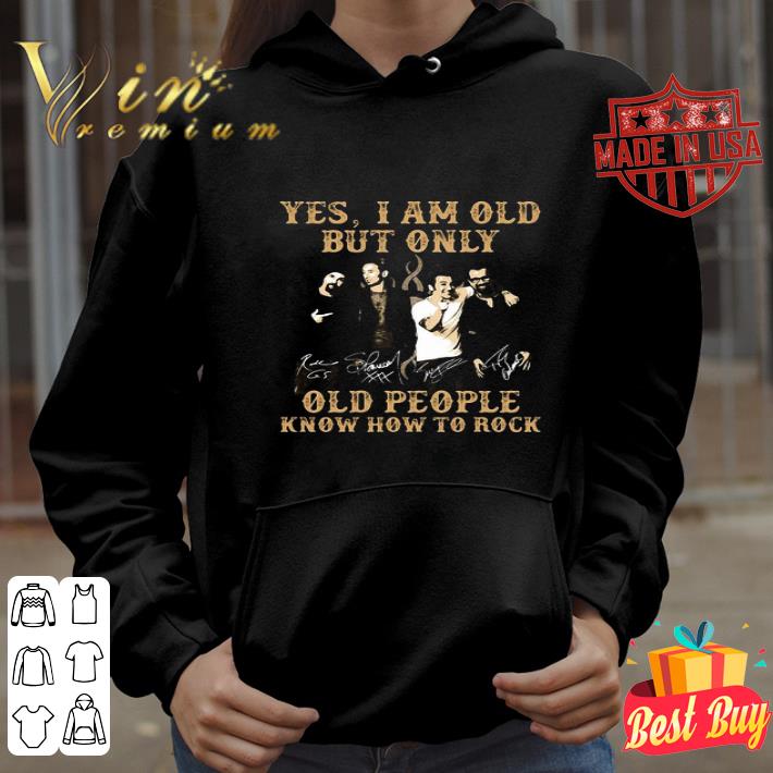Yes i am old but only old people know how to rock godsmack signatures shirt