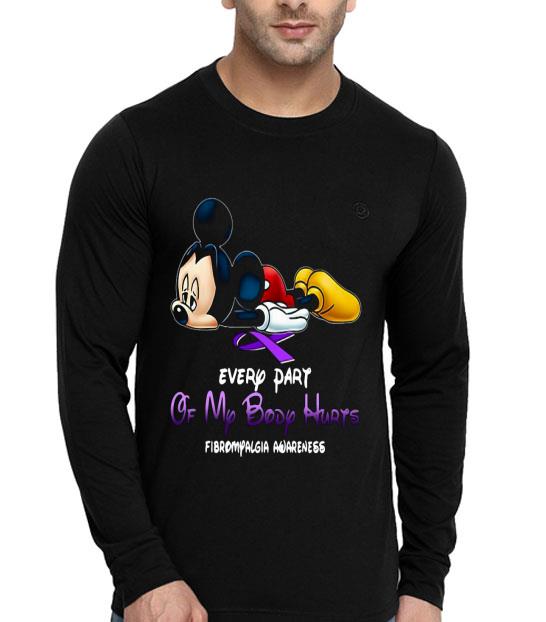 Mickey Mouse Every Part Of My Body Hurts Fibromyalgia Awareness Shirt 10 Mickey Mouse Every Part Of My Body Hurts Fibromyalgia Awareness Shirt