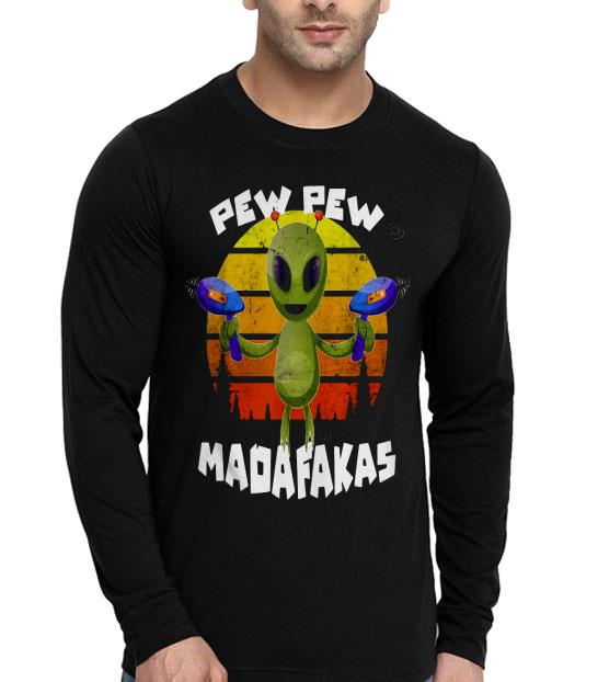 08689cd7 alien pew pew madafakas vintage shirt 4 - Alien Pew Pew Madafakas Vintage Shirt