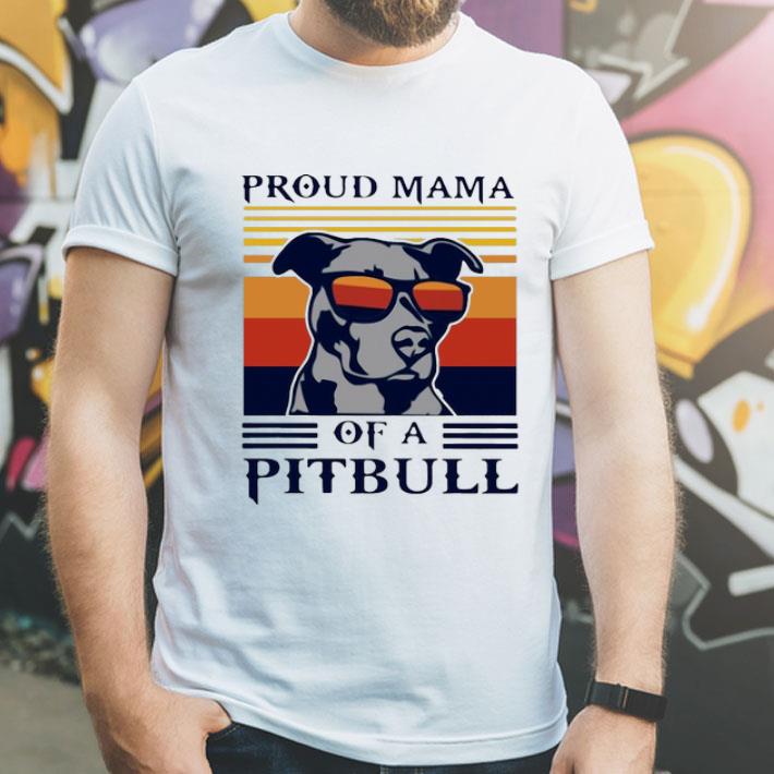 Vintage Proud Mama Of A Pitbull shirt