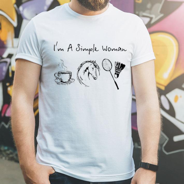 I’m A Simple Woman Coffee House And Badminton shirt 8 I’m A Simple Woman Coffee House And Badminton shirt