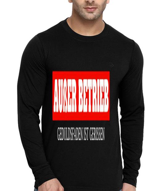 Auber Betrieb Geduldsfaden Gerissen Shirt