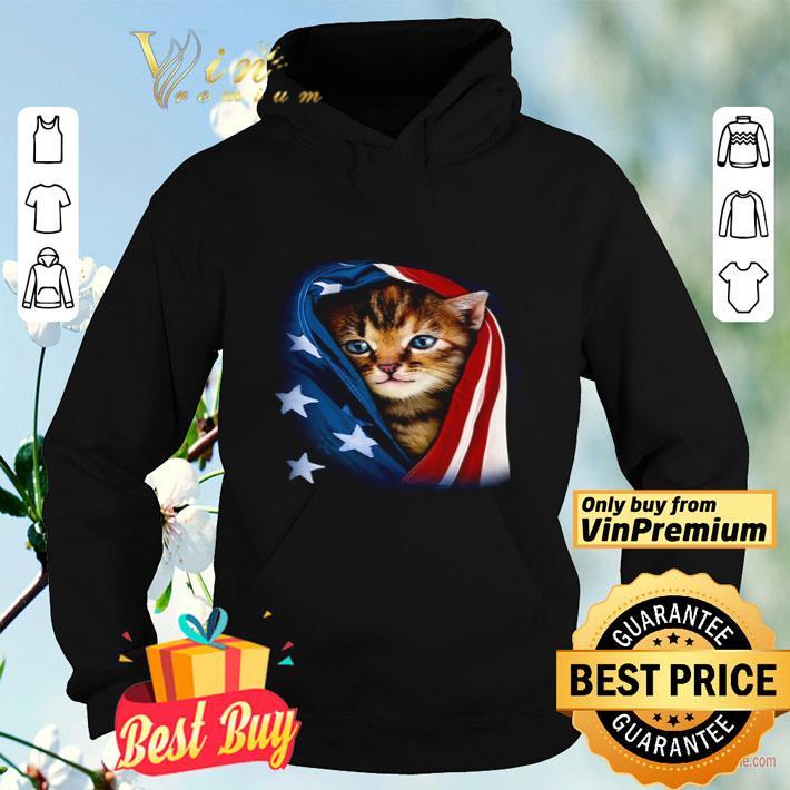 American Cat flag shirt