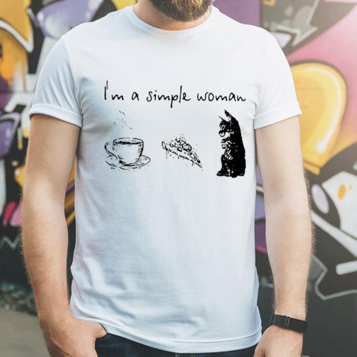I’m A Simple Woman Coffee Pizza And Cat shirt 12 I’m A Simple Woman Coffee Pizza And Cat shirt