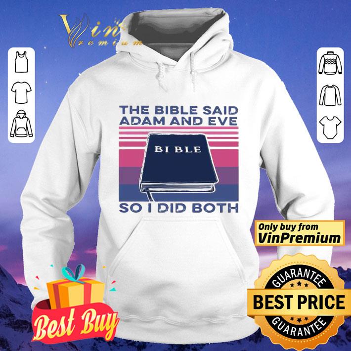 The Bible save adam and eve so I did both vintage shirt