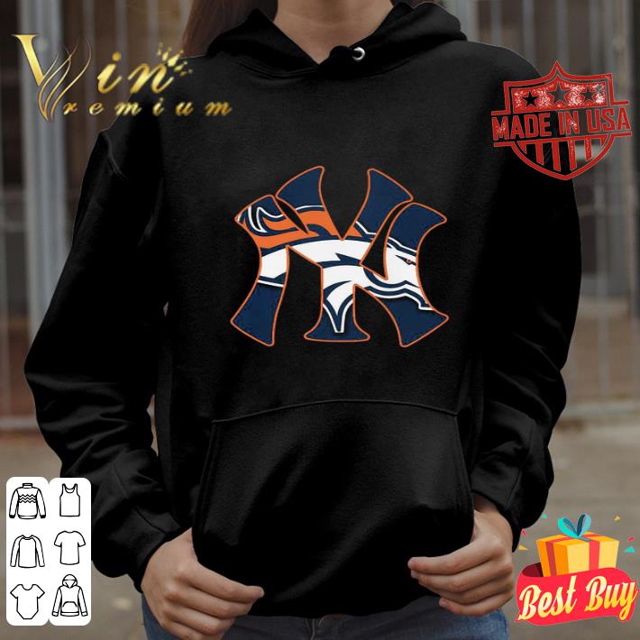 New York Yankees Inside Me Denver Broncos shirt
