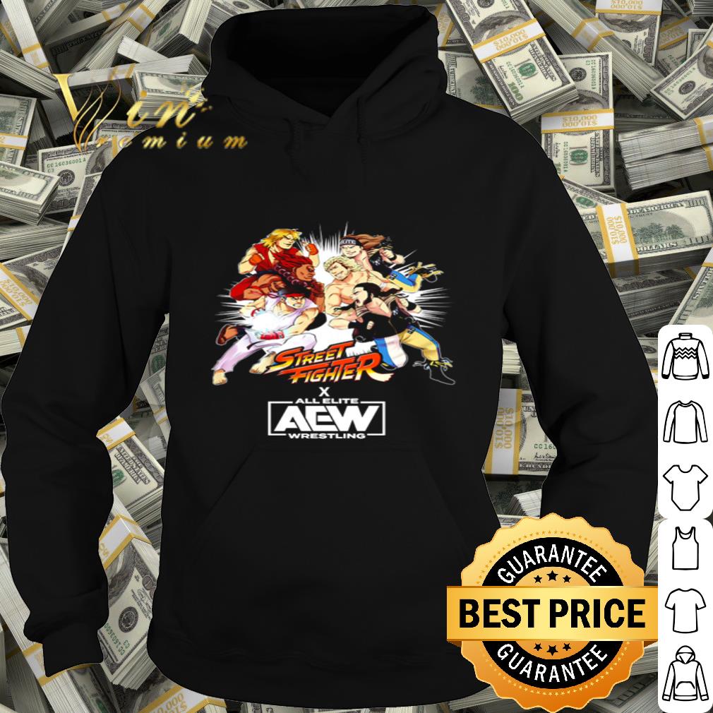 Street Fighter all elite AEW wrestling shirt