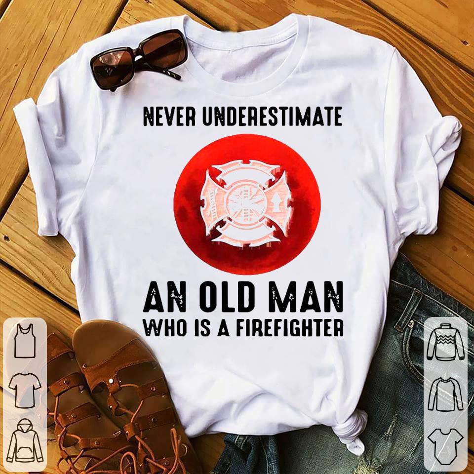 116fcc17 never underestimate an old man who is a firefighter blood moon shirt 4 - Never Underestimate An Old Man Who Is A Firefighter Blood Moon Shirt