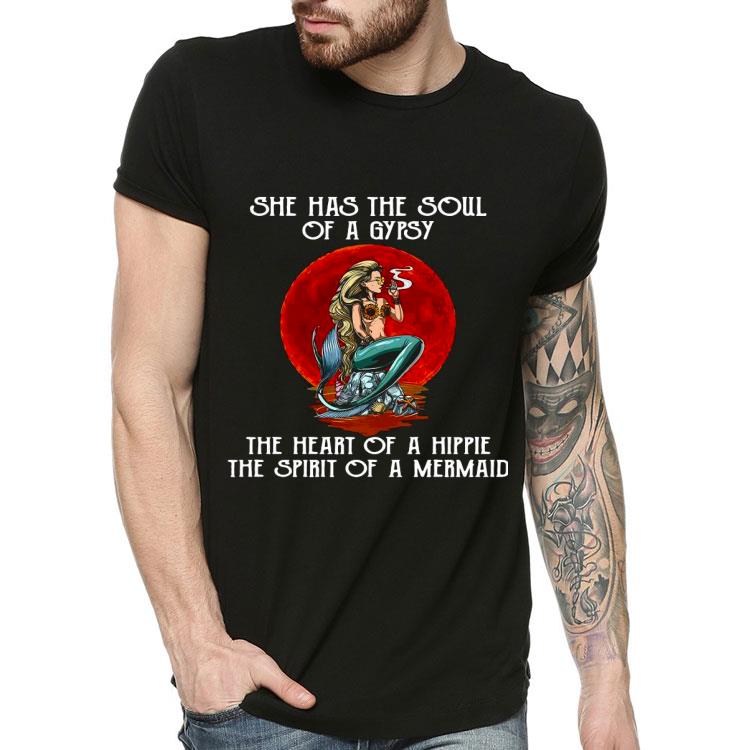 12555d60 she has the soul of a gypsy the heart of a hippie the spirit of a mermaid shirt 4 - She Has The Soul Of A Gypsy The Heart Of A Hippie The Spirit Of A Mermaid Shirt
