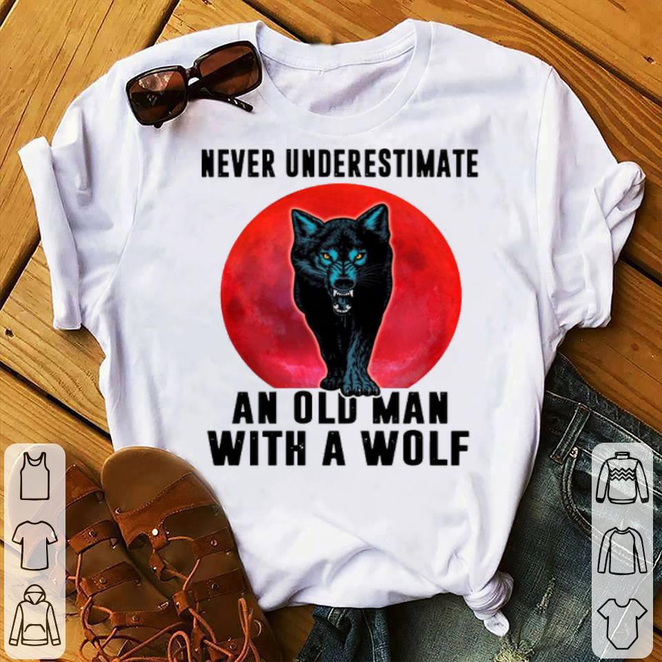 12786402 never underestimate an old man with a wolf blood moon shirt 4 - Never Underestimate An Old Man With A Wolf Blood Moon Shirt