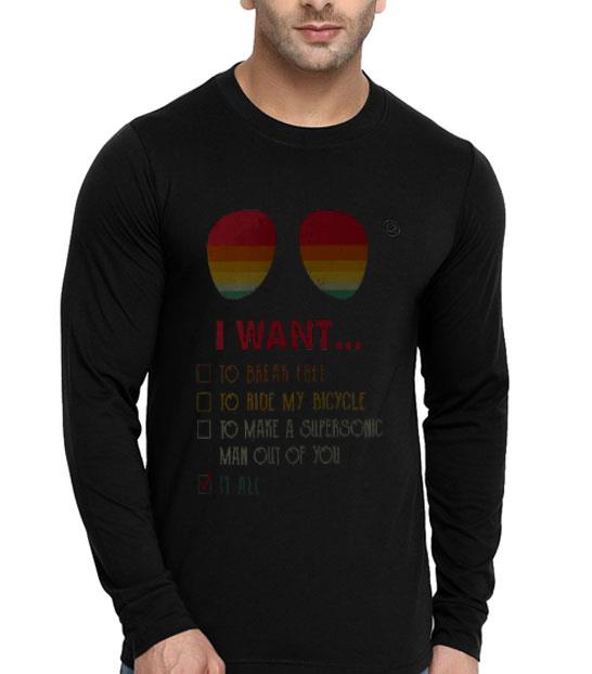 1322c480 i want to break free to ride my bicycle glasses vintage version shirt 4 - I Want To Break Free To Ride My Bicycle Glasses Vintage Version Shirt
