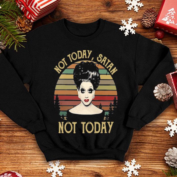 Vintage Bianca Del Rio Not Today Satan Not Today shirt