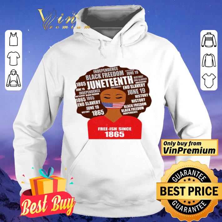 Juneteenth American flag afro free-ish since 1965 shirt