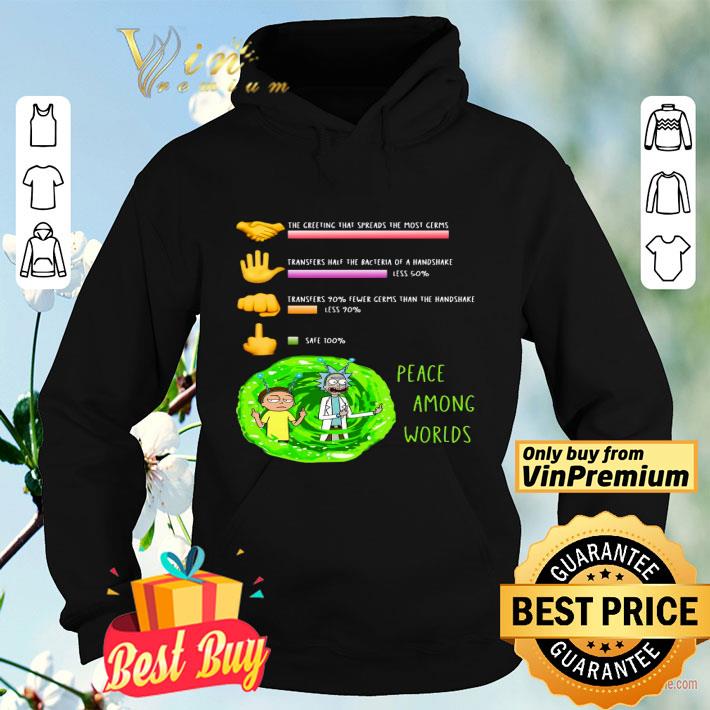Rick And Morty Peace Among Worlds The Greeting That Spreads The Most Germs shirt 14ac827e rick and morty peace among worlds the greeting that spreads the most germs shirt 4 - Rick And Morty Peace Among Worlds The Greeting That Spreads The Most Germs shirt
