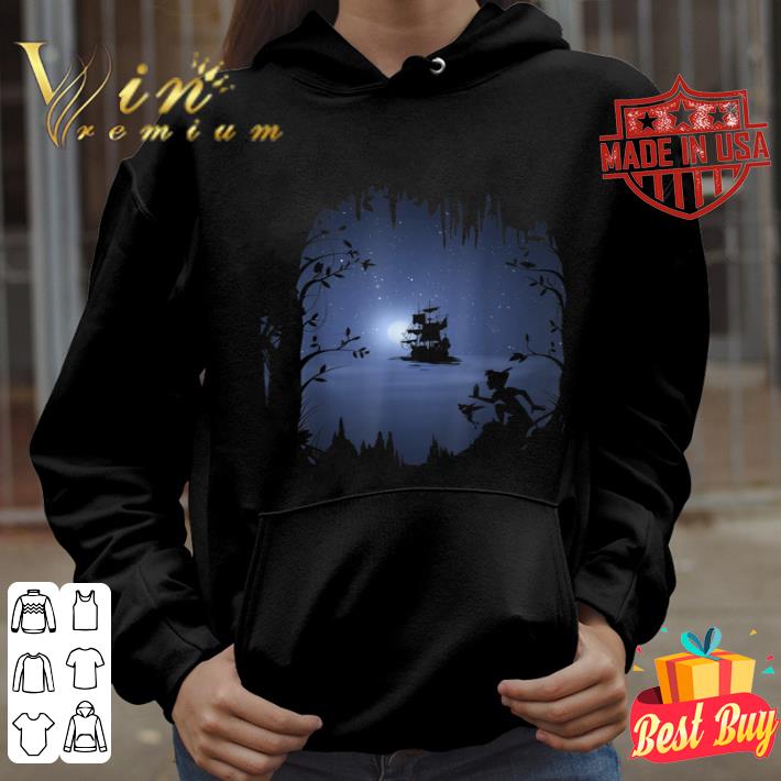 Disney Peter Pan Moonlit Pirate Ship Silhouette shirt 17a53826 disney peter pan moonlit pirate ship silhouette shirt 4 - Disney Peter Pan Moonlit Pirate Ship Silhouette shirt