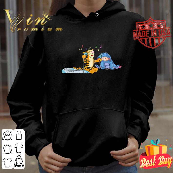 Tigger Eeyore listen music shirt