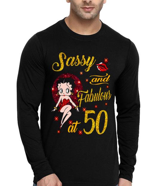 Betty Boops Sassy And Fabulous At 50 Shirt