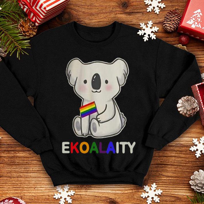 LGBT Koala Pride Flag Ekoalaity shirt