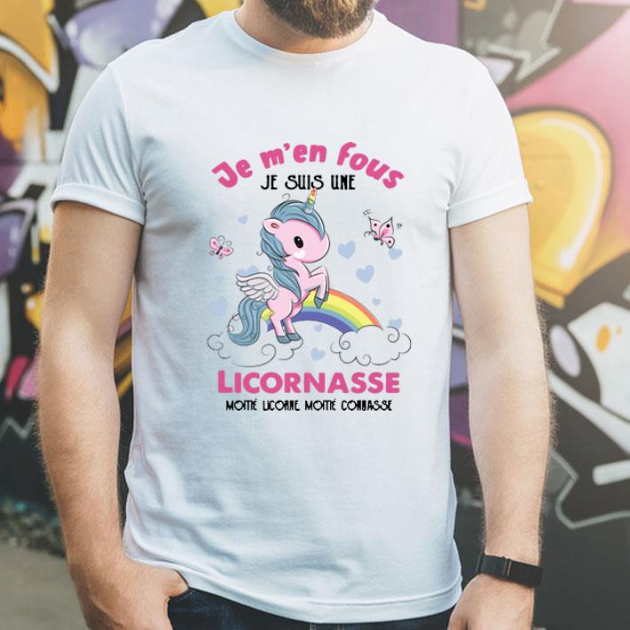 Unicorn Je M’en Fous Licornasse Moitie Licorne Moitie Connasse shirt 1 Unicorn Je M’en Fous Licornasse Moitie Licorne Moitie Connasse shirt