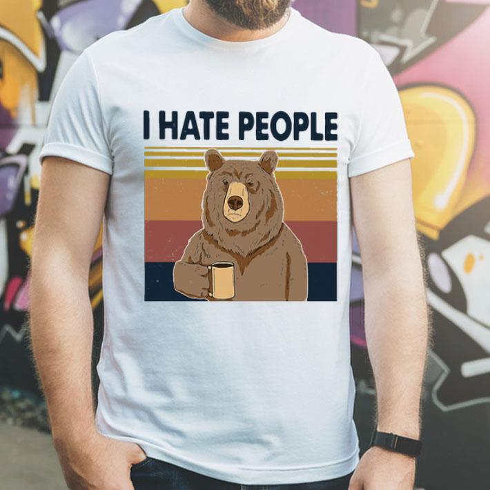Vintage Bear I Hate People shirt 1 Vintage Bear I Hate People shirt