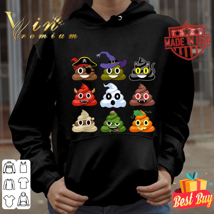 Halloween Poop Emojis Funny shirt 1d4f9480 halloween poop emojis funny shirt 4 - Halloween Poop Emojis Funny shirt