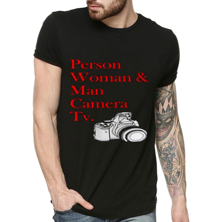 1d57767c person woman man camera gift tv shirt 4 - Person Woman Man Camera Gift Tv Shirt