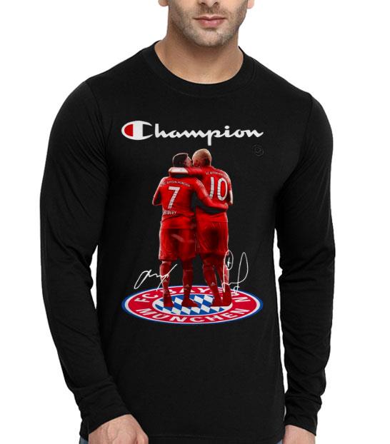 Franck Ribery And Arjen Robben Champion Bayern Munich Signature Shirt 10 Franck Ribery And Arjen Robben Champion Bayern Munich Signature Shirt