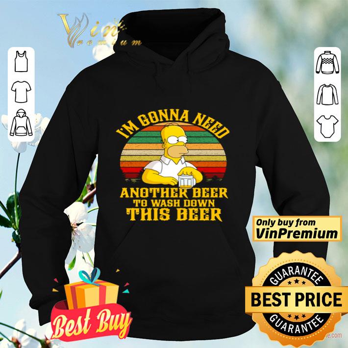The Simpsons I’m gonna need another beer to wash down this deer vintage shirt