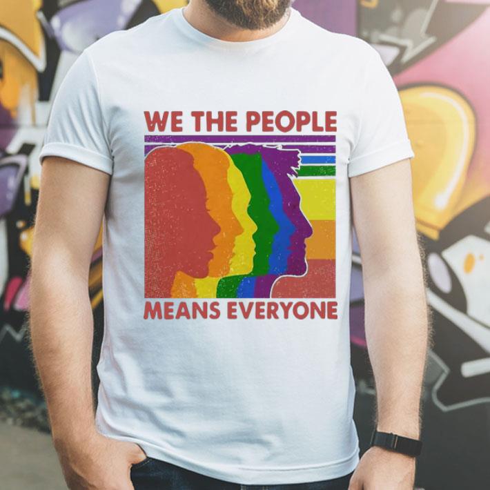 Vintage We The People Means Everyone Vintage Human LGBT Pride shirt 1 Vintage We The People Means Everyone Vintage Human LGBT Pride shirt
