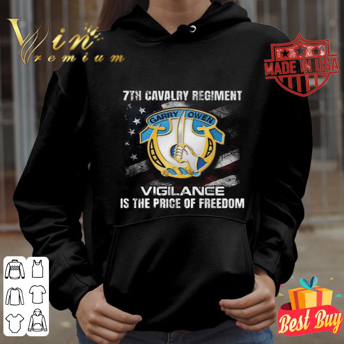 7th Cavalry Regiment Vigilance Is The Price Of Freedom American Flag shirt 23709aa6 7th cavalry regiment vigilance is the price of freedom american flag shirt 4 - 7th Cavalry Regiment Vigilance Is The Price Of Freedom American Flag shirt
