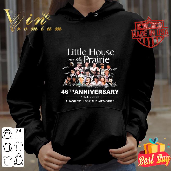 Little House On The Prairie 46th Anniversary 1974 2020 Signatures shirt