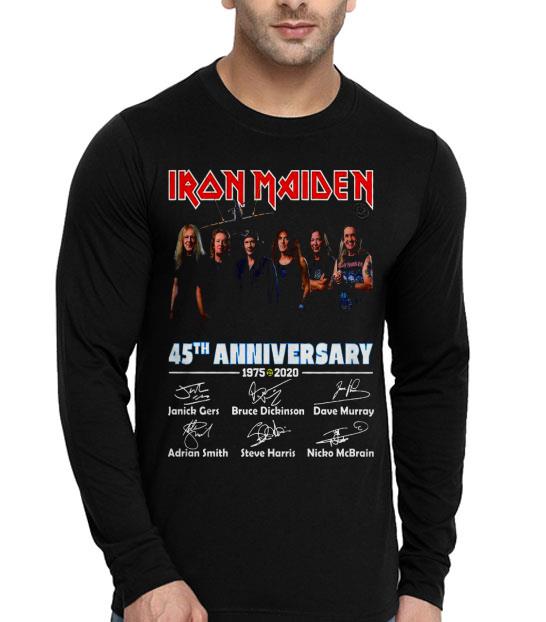 2af86522 iron maiden 45th anniversary 1975 2020 thank you the memories shirt 4 - Iron Maiden 45th Anniversary 1975-2020 Thank You The Memories Shirt