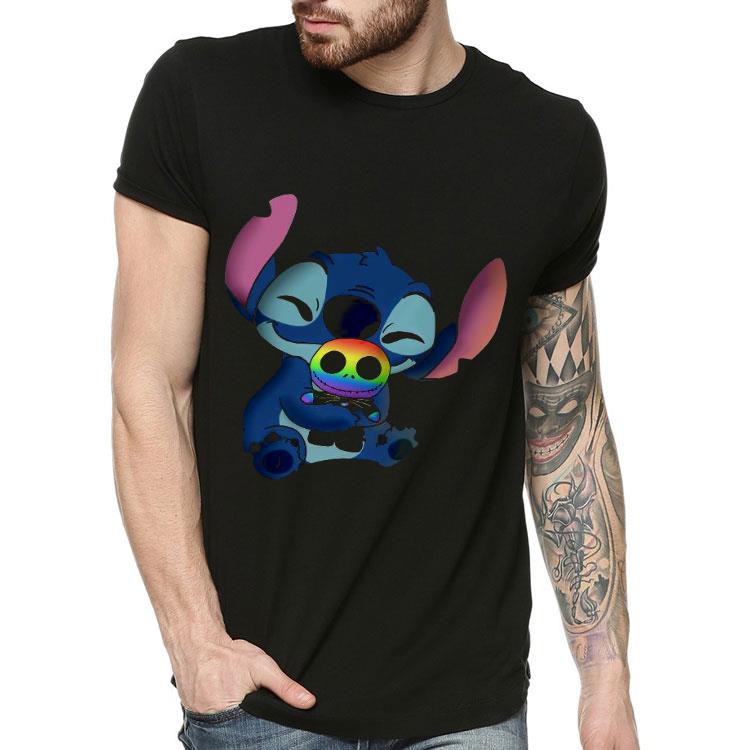 2b152dd0 stitch hug jack skellington shirt 4 - Stitch Hug Jack Skellington Shirt