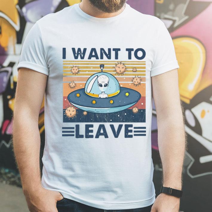 Vintage UFO I Want To Leave shirt