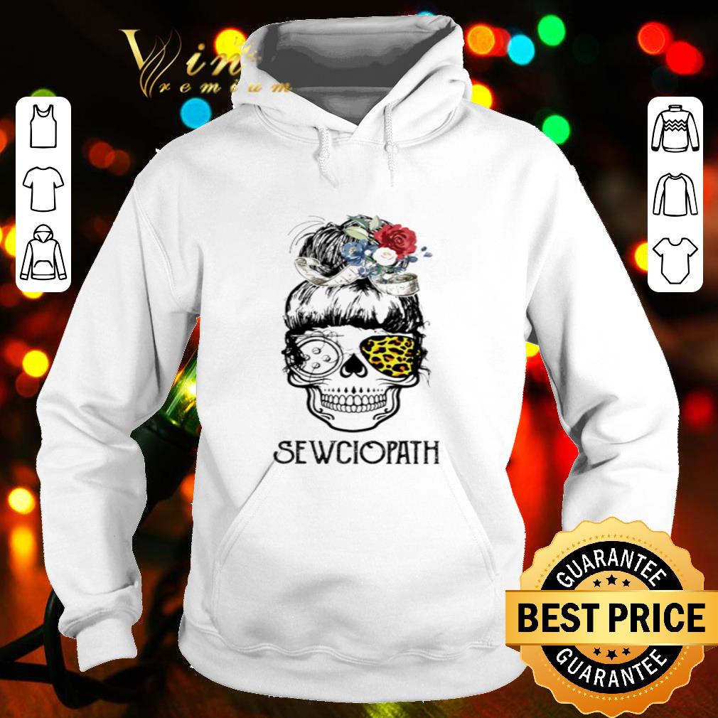 Skull Girl Leopard Sewciopath shirt