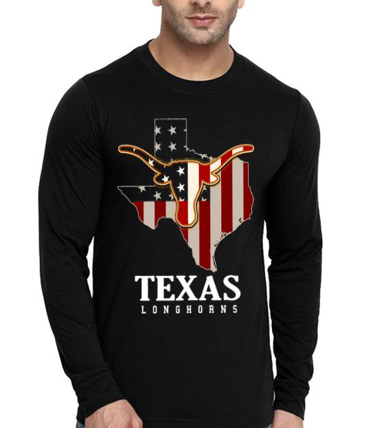308b2dcf texas longhorns american flag shirt 4 - Texas Longhorns American Flag Shirt