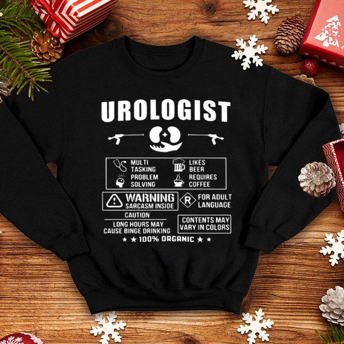 Urologist Multi Tasking Problem Solving Likes Beer Requires Coffee shirt
