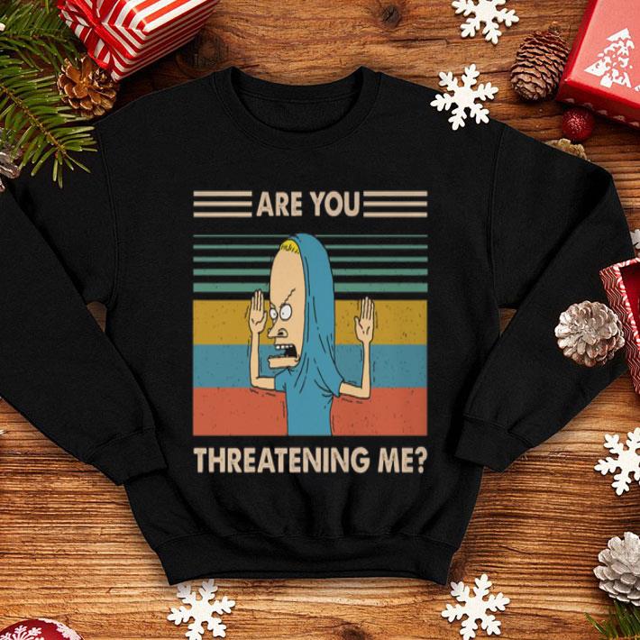 Holy Cornholio Are You Threatening Me Vintage shirt