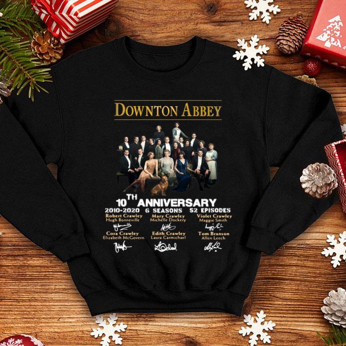 Downton Abbey 10th Anniversary 2010-2020 6 Seasons Signatures shirt