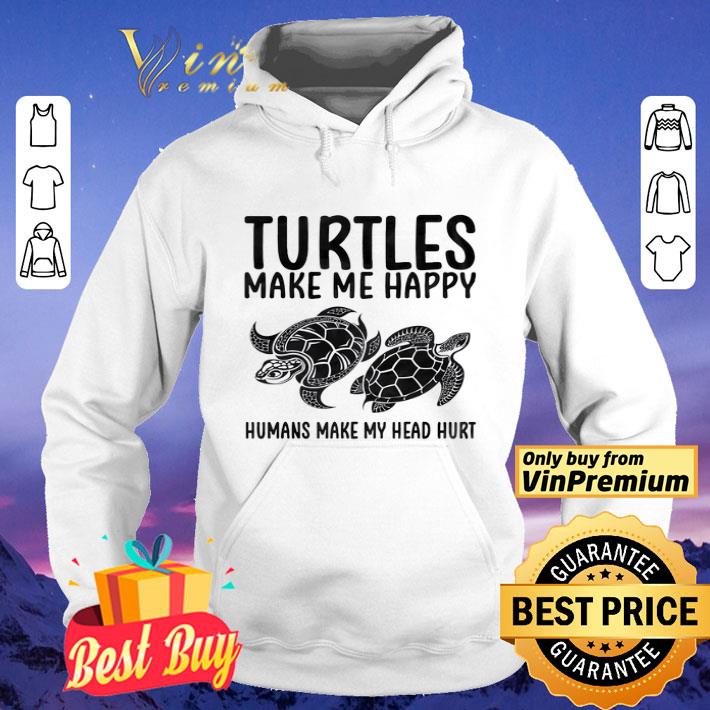 Turtle Mandala Make Me Happy Humans Make My Head Hurt shirt
