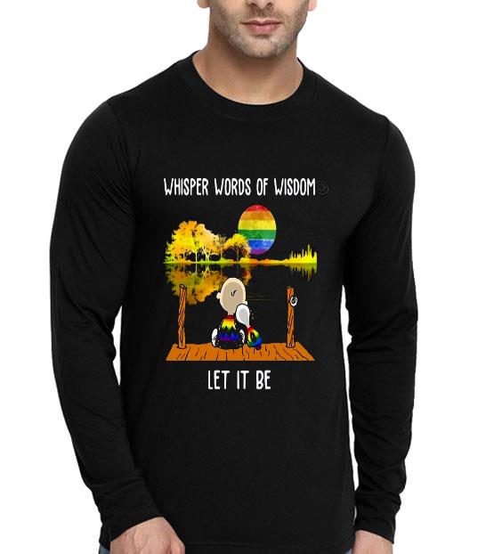 LGBT Charlie Brown And Snoopy Whisper Words Of Wisdom Let It Be Shirt 354fa5f3 lgbt charlie brown and snoopy whisper words of wisdom let it be shirt 4 - LGBT Charlie Brown And Snoopy Whisper Words Of Wisdom Let It Be Shirt