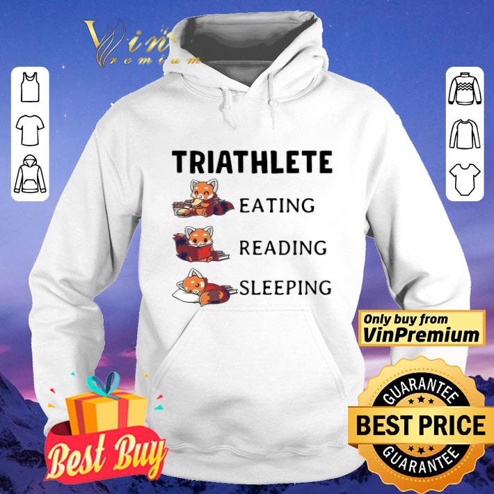 Triathlete Eating Reading Sleeping shirt