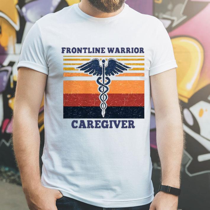 36e4d6dd vintage frontline warrior caregiver shirt 4 - Vintage Frontline Warrior Caregiver shirt