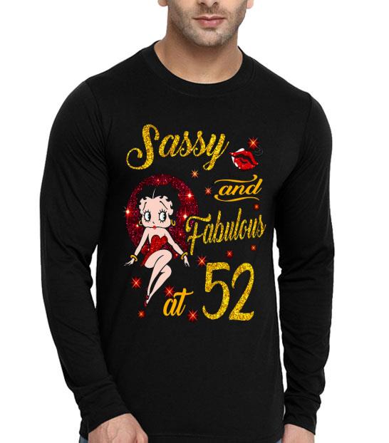 39f4c86d betty boops sassy and fabulous at 52 shirt 4 - Betty Boops sassy And Fabulous At 52 Shirt