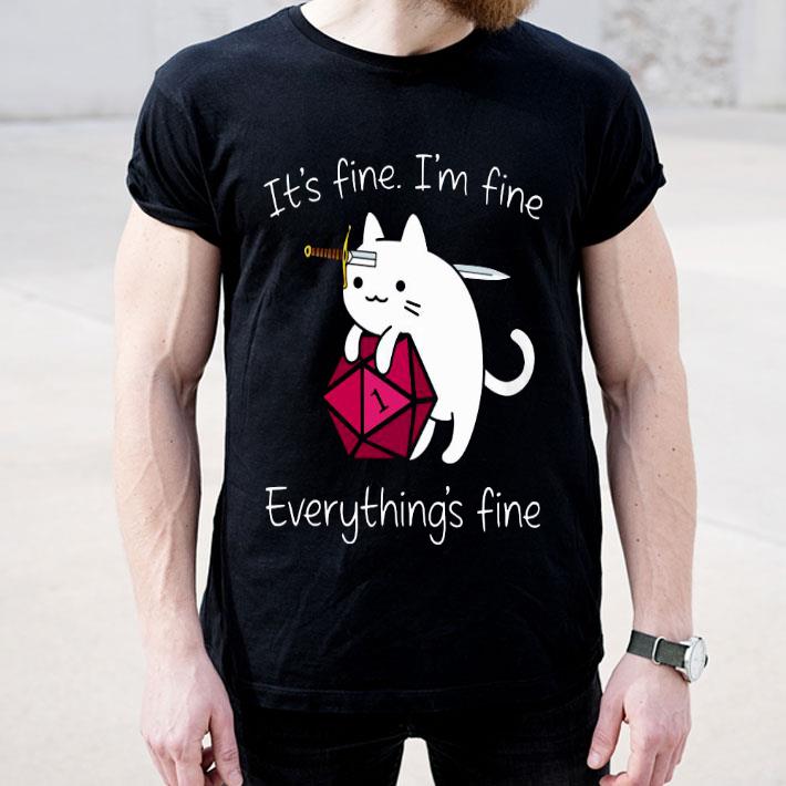 3a17bdfb cat hug dungeon it s fine i m fine everything s fine shirt 4 - Cat Hug Dungeon It’s Fine I’m Fine Everything’s Fine Shirt