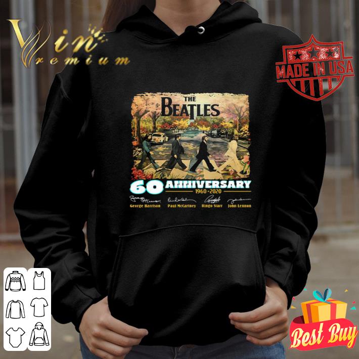 The Beatles 60th anniversary 1960-2020 signature George Harrison shirt